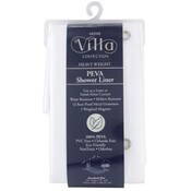 Wholesale - 70"x72" WHITE EMBOSSED PEVA SHOWER LINER, UPC: 769898264597